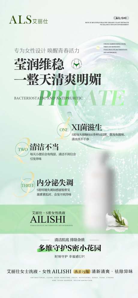私密养护海报-采灵感-https://www.cailinggan.com/