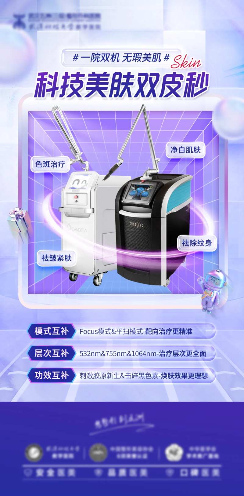 双皮秒宣传海报-采灵感-cailinggan.com