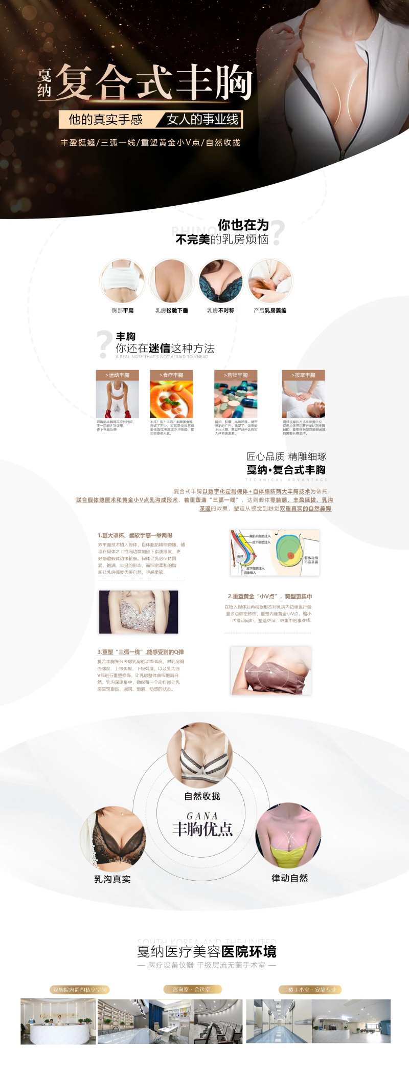 医美整形复合式丰胸科普网页设计-采灵感-cailinggan.com
