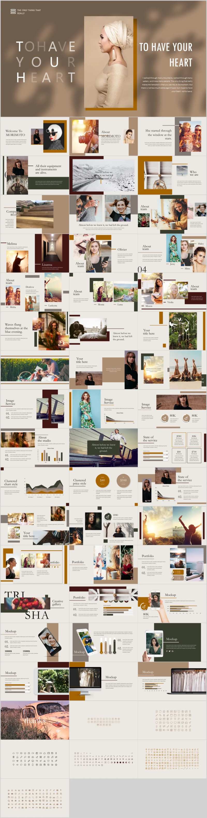 莫兰迪风格PPT-采灵感-cailinggan.com