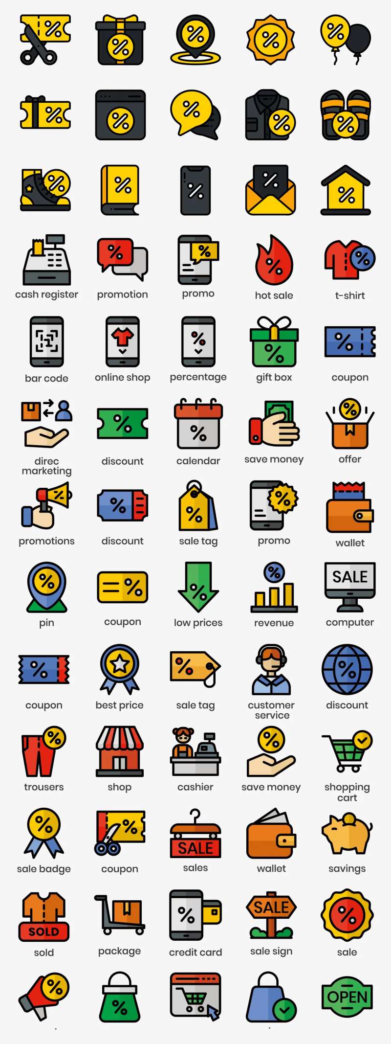 UI界面设计ICON图标合集设计-采灵感-cailinggan.com