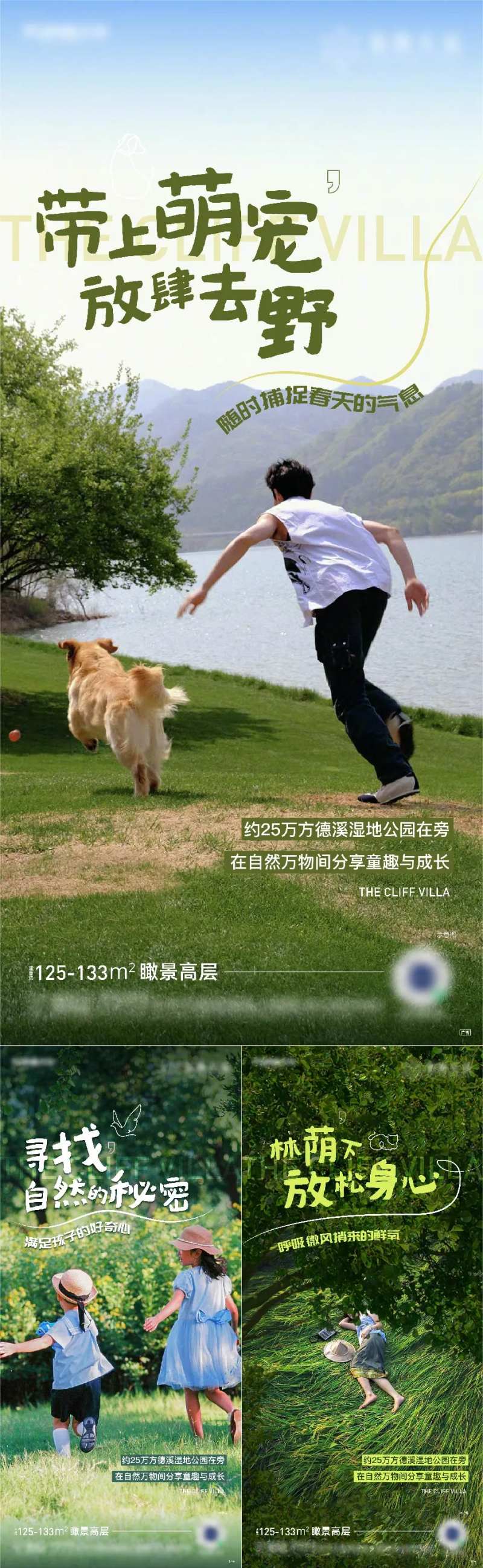 地产自然风景价值点系列海报-采灵感-cailinggan.com