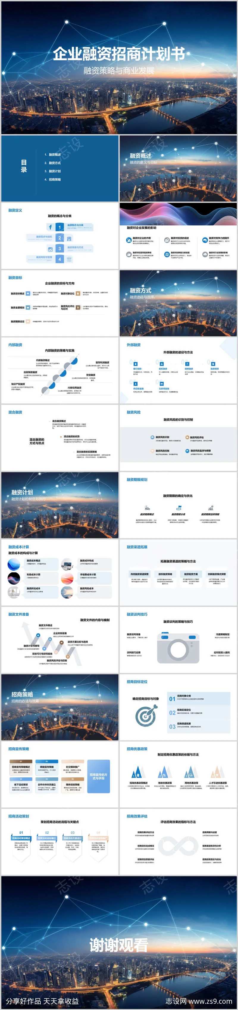 企业融资招商计划书PPT-采灵感-cailinggan.com
