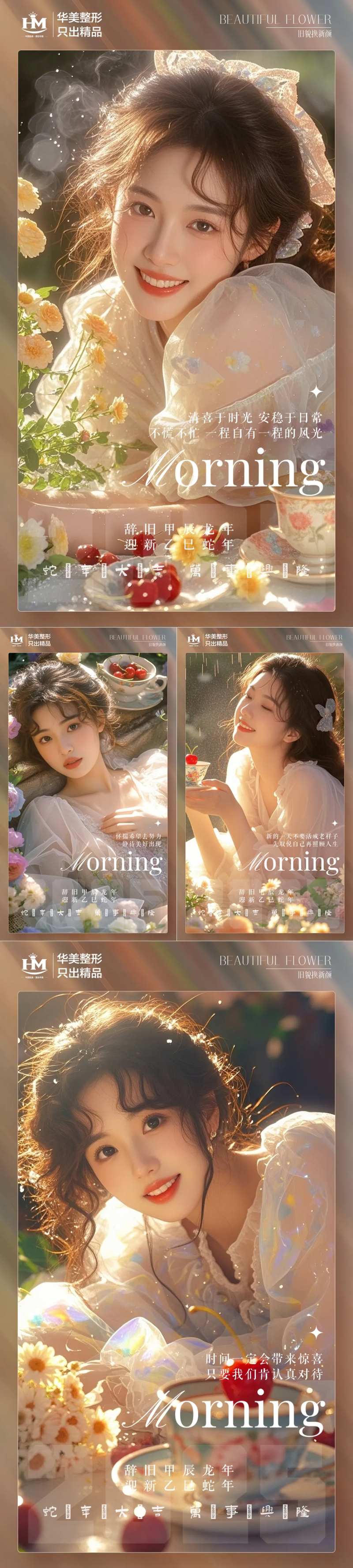 医美早安海报-采灵感-cailinggan.com