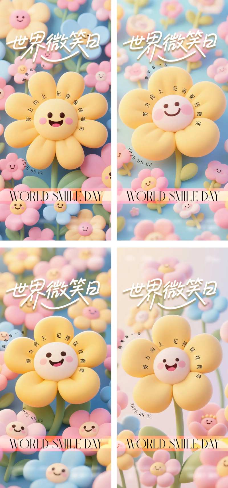 世界微笑日海报-采灵感-cailinggan.com