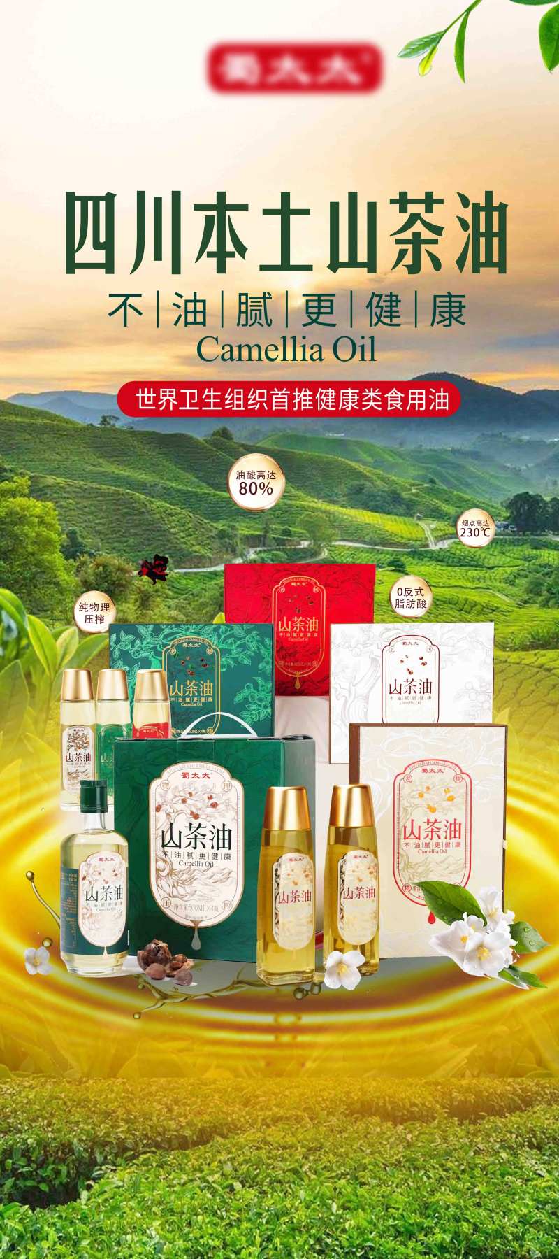 四川山茶油展架-采灵感-cailinggan.com