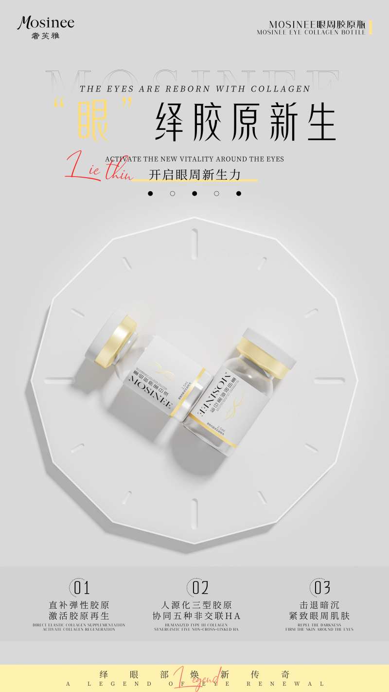 医美胶原产品功效海报-采灵感-cailinggan.com