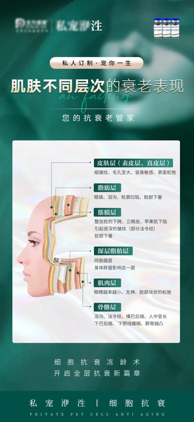 医美细胞衰老海报-采灵感-cailinggan.com