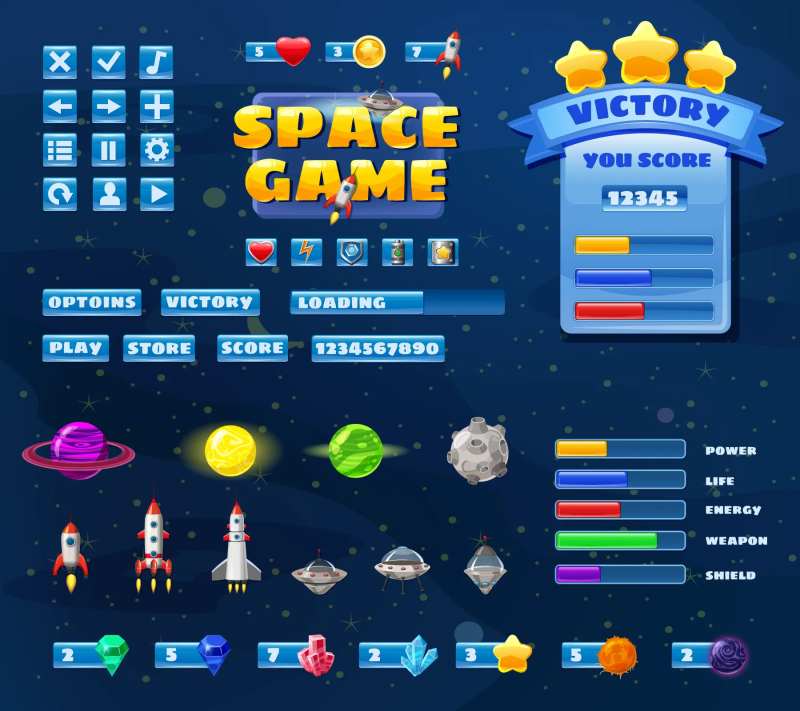 spacegameicon图标-采灵感-cailinggan.com