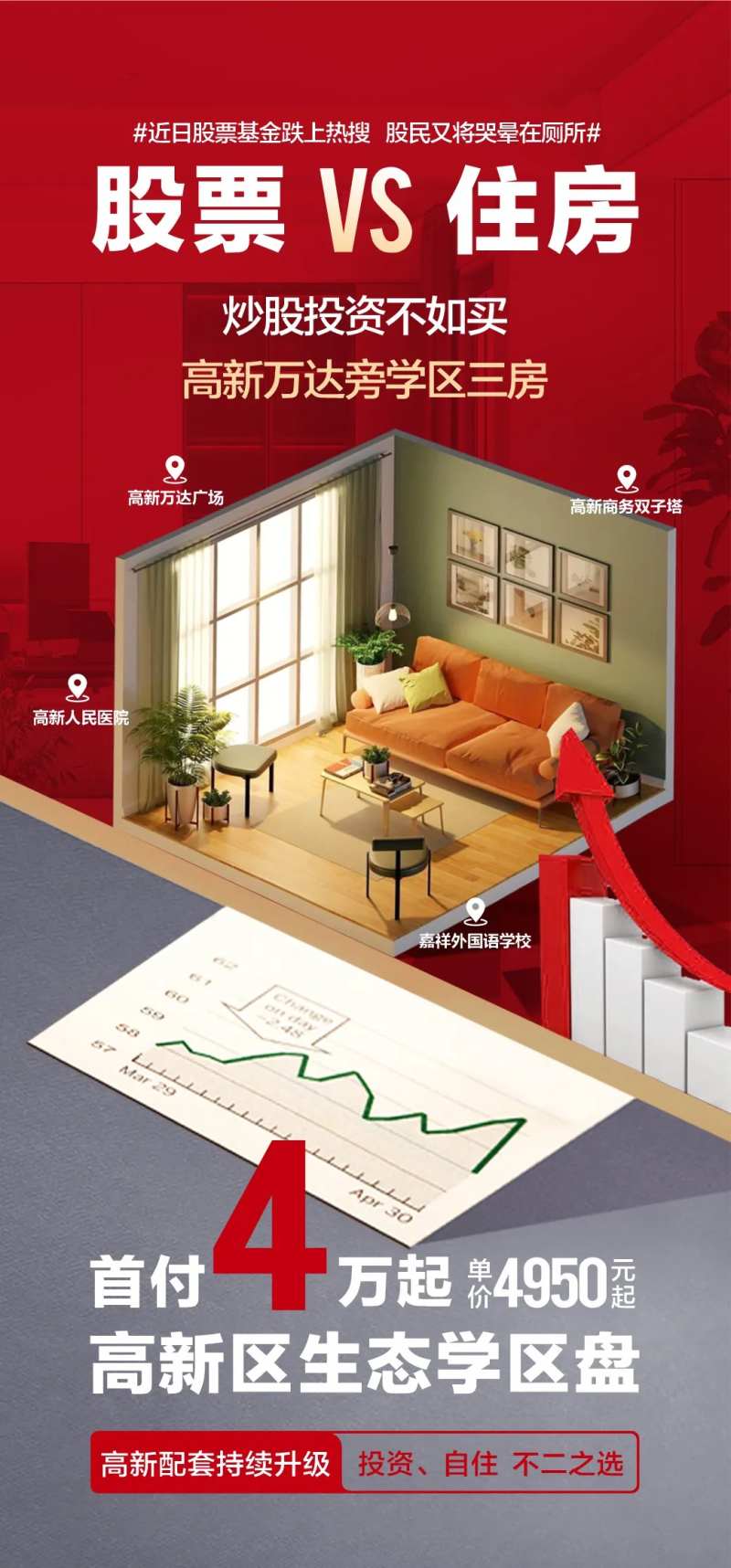 升值投资公寓海报-采灵感-cailinggan.com