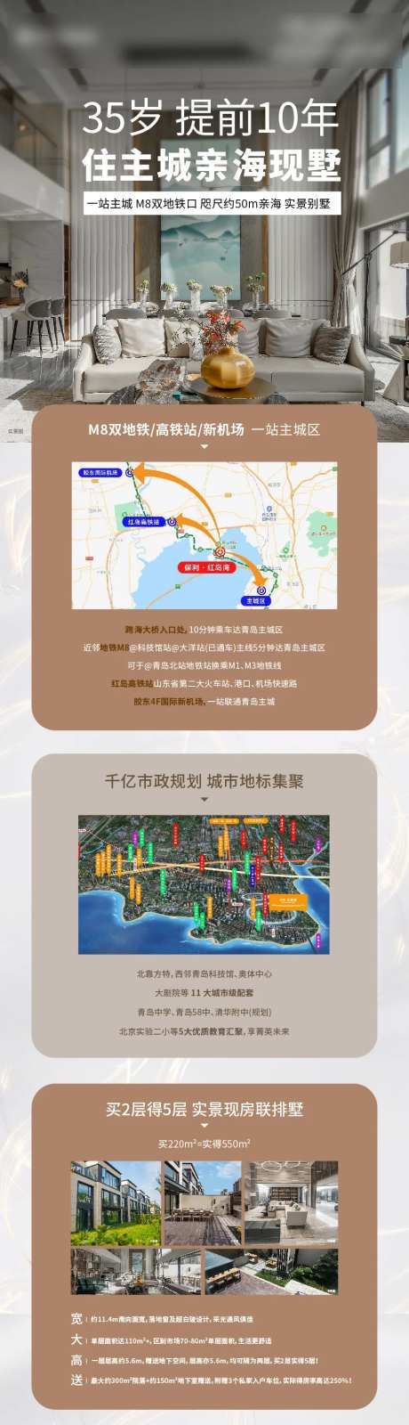 地产别墅品质价值点长图-采灵感-https://www.cailinggan.com/