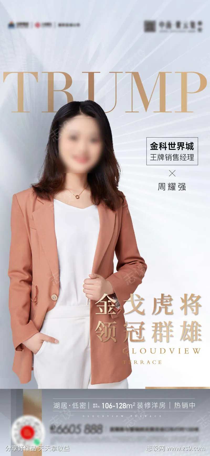 人物销冠海报-采灵感-cailinggan.com