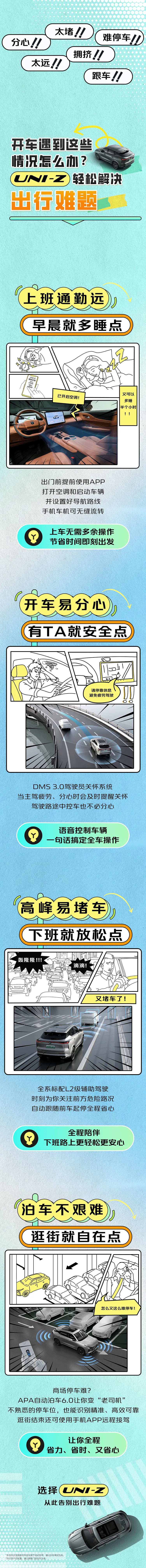 开车遇到这些情况怎么办手绘长图-采灵感-cailinggan.com