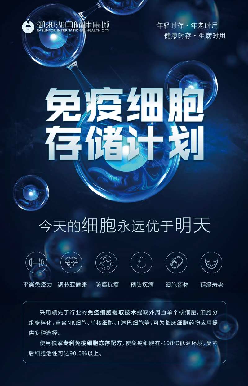 美容整形医美免疫细胞细胞储存宣传海报-采灵感-cailinggan.com