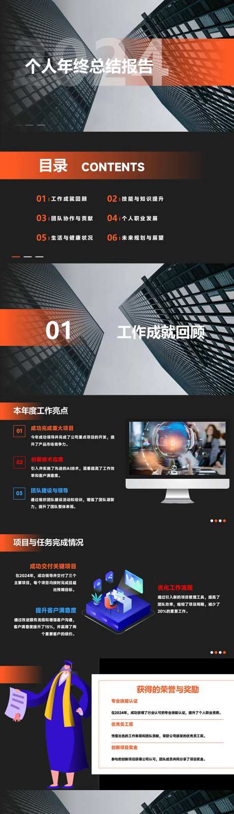 2024年个人年终总结PPT-采灵感-https://www.cailinggan.com/