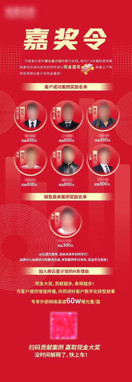 嘉奖喜庆活动长图海报-采灵感-https://www.cailinggan.com/