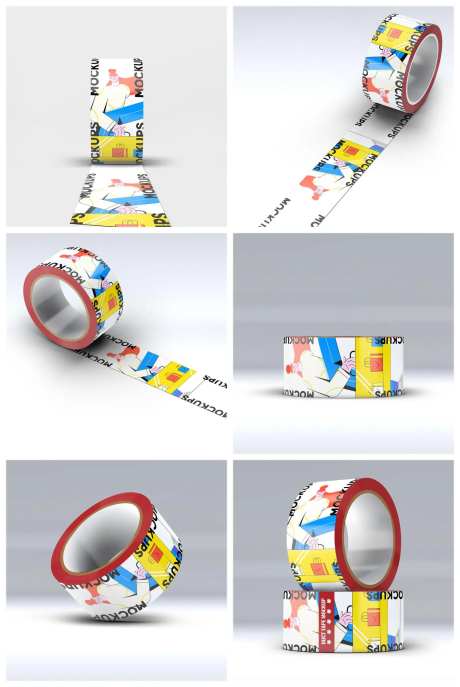 卡通胶带样机-采灵感-https://www.cailinggan.com/