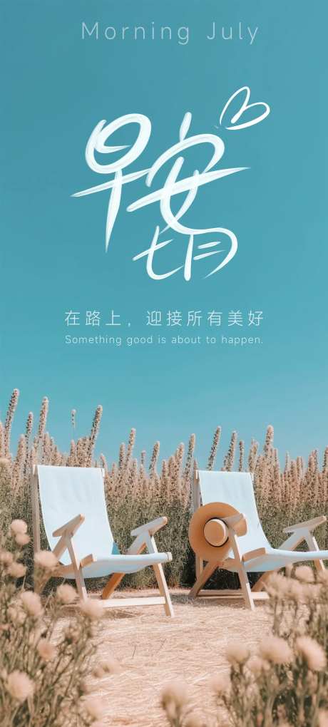 7月早安海报-采灵感-https://www.cailinggan.com/