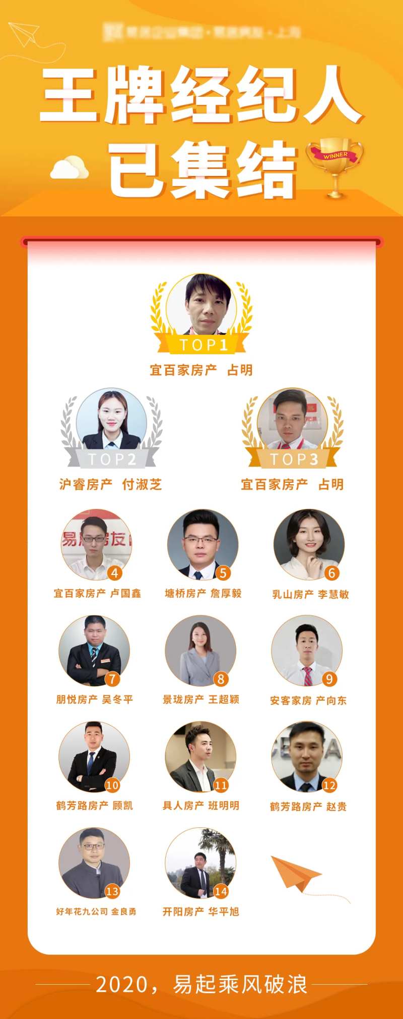 王牌经纪人获奖名单海报-采灵感-cailinggan.com