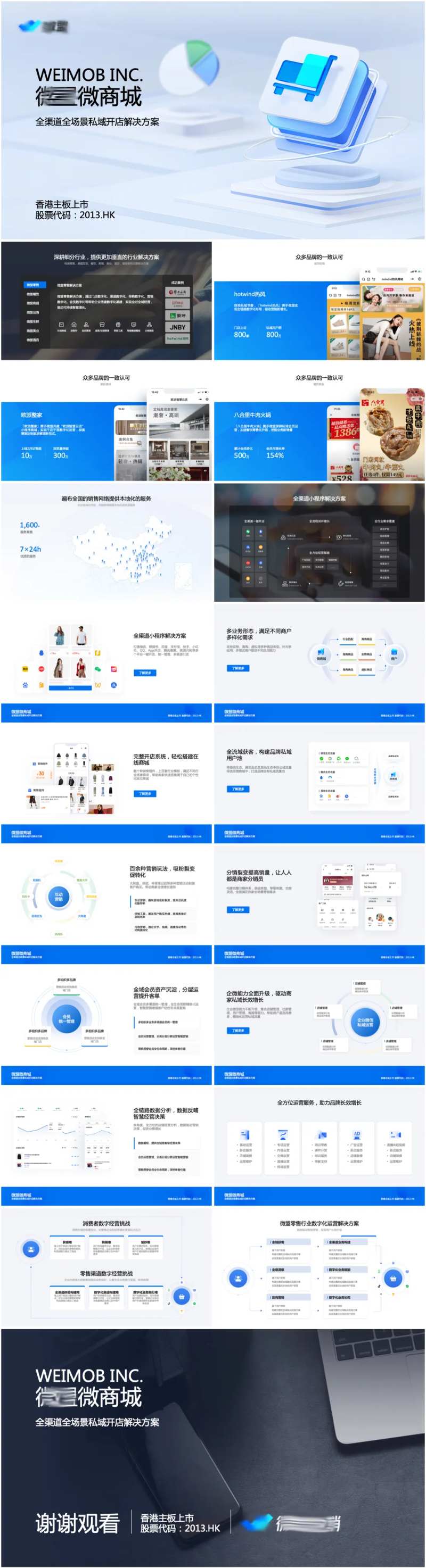 微商城开店解决方案汇报PPT-采灵感-cailinggan.com