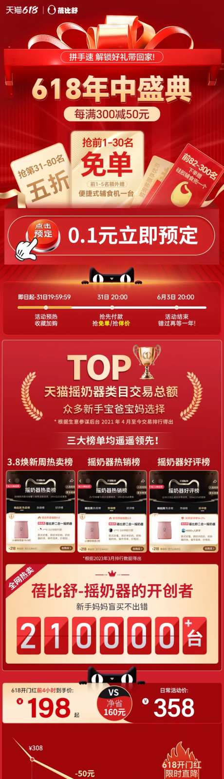 618大促活动宣传电商详情页-采灵感-https://www.cailinggan.com/