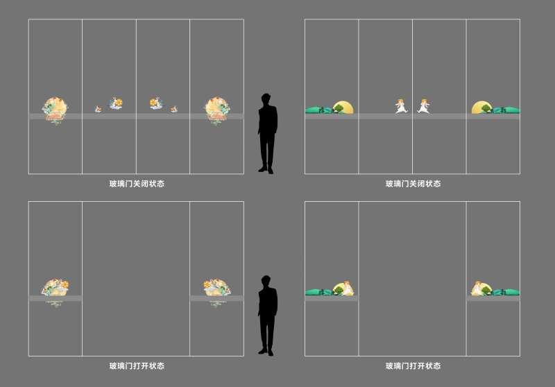 中秋玻璃门创意装饰贴纸-采灵感-cailinggan.com