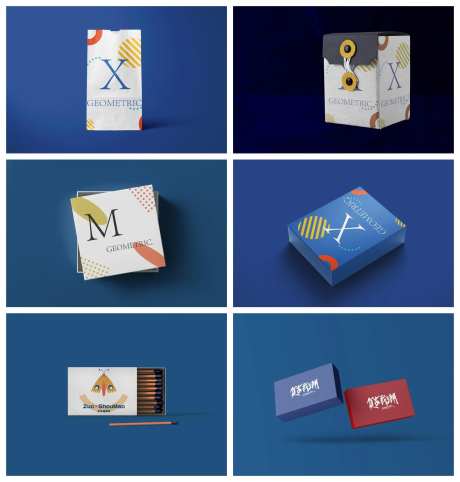 蓝色包装礼盒方盒样机-采灵感-https://www.cailinggan.com/