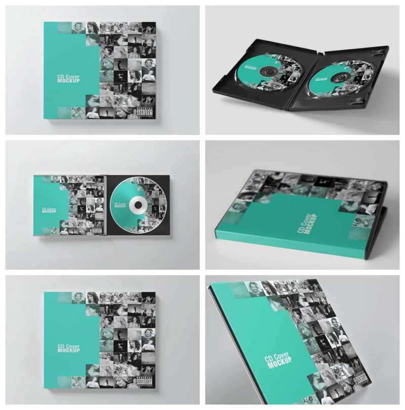 封面专辑CD音乐样机-采灵感-cailinggan.com