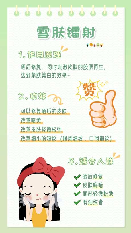 医美晒后修复科普海报-采灵感-https://www.cailinggan.com/