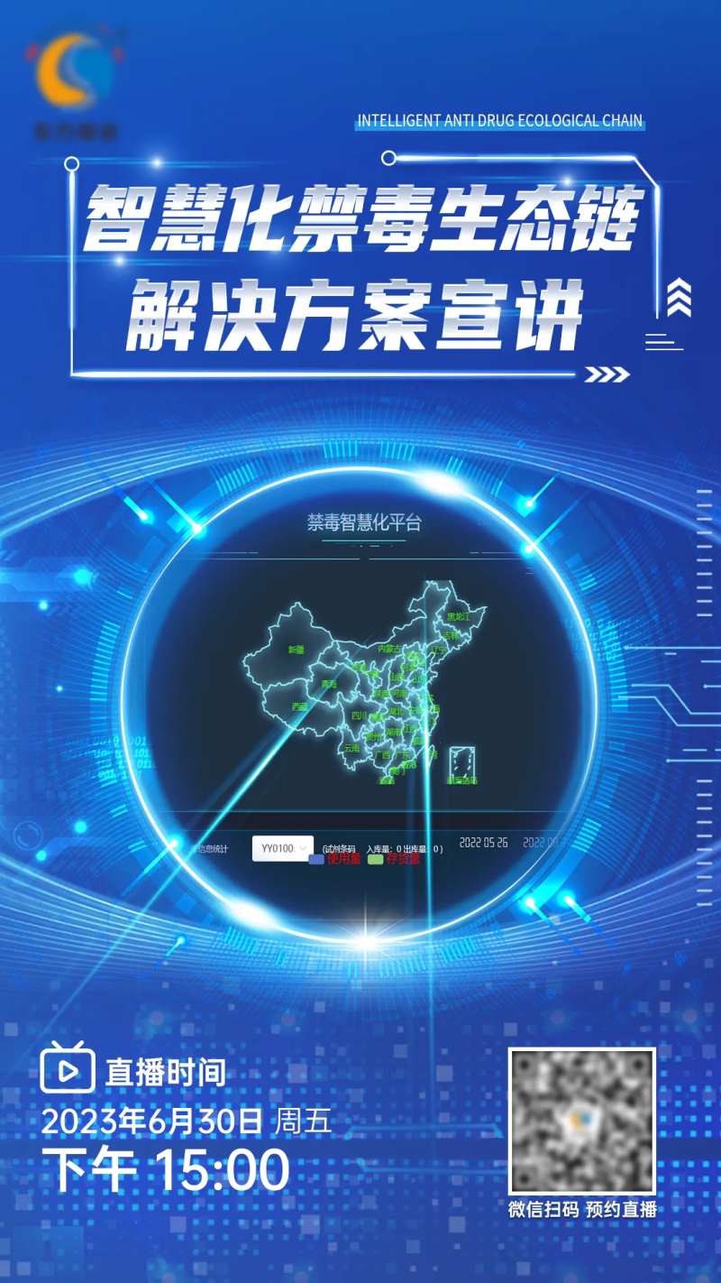 智慧医疗海报 科技海报 直播预告-采灵感-cailinggan.com