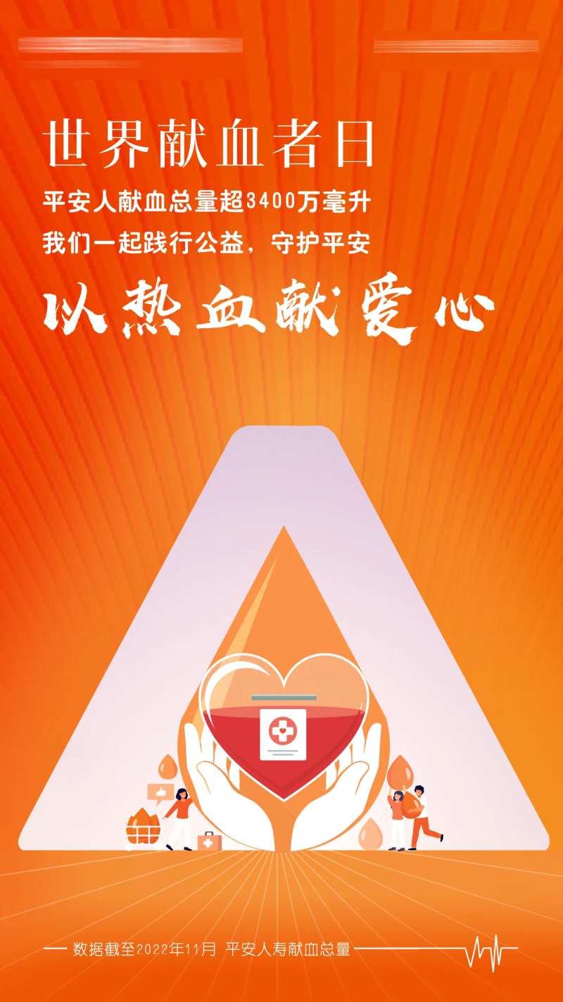世界献血日海报-采灵感-cailinggan.com