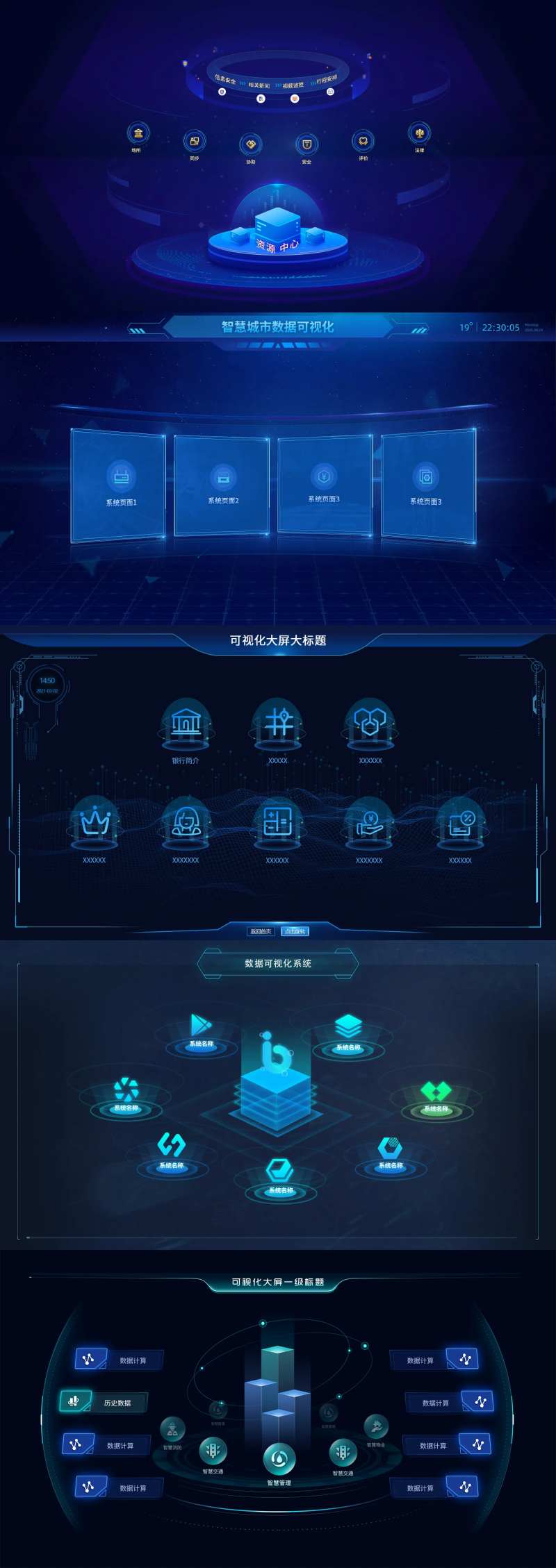 可视化大数据界面-采灵感-cailinggan.com