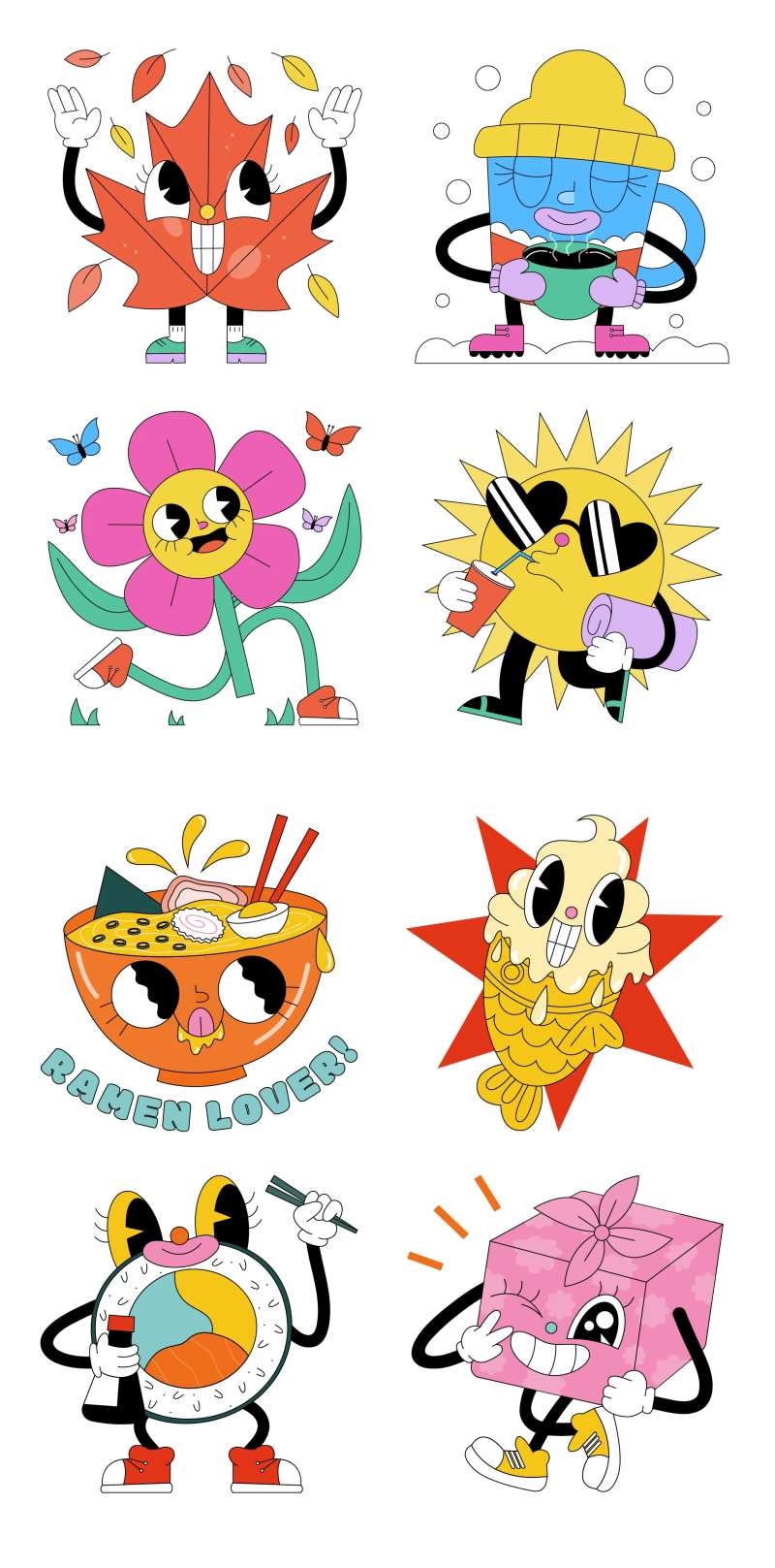 卡通人物形象设计-采灵感-cailinggan.com