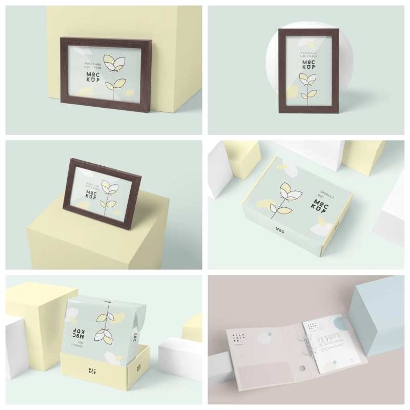 画框相框册子宣传册样机-采灵感-cailinggan.com