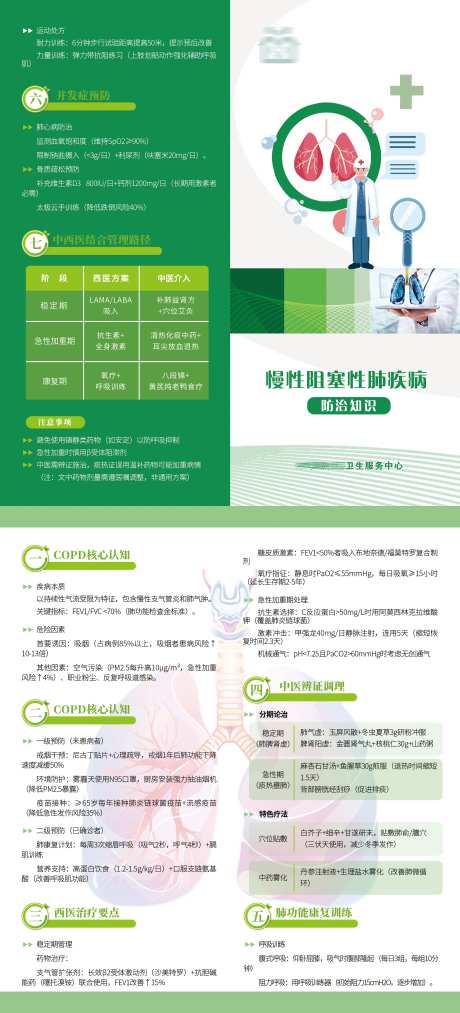 医疗疾病预防折页-采灵感-https://www.cailinggan.com/