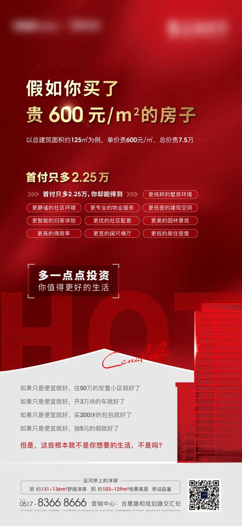 地产低首付投资置业活动海报-采灵感-cailinggan.com