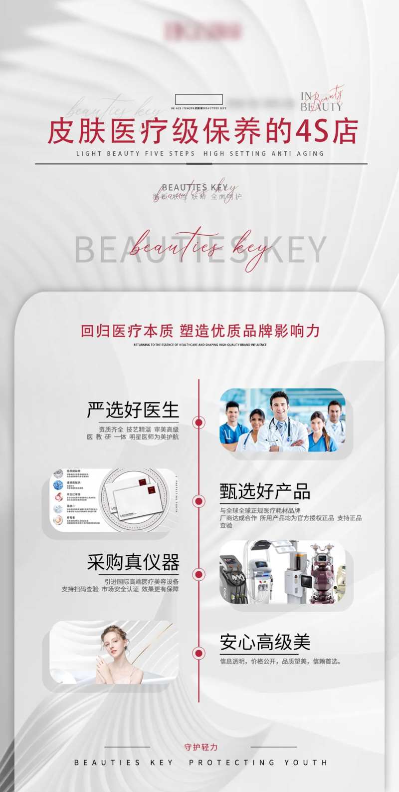 美业皮肤保养产品科普海报-采灵感-cailinggan.com