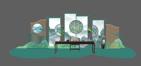 中式造景区-采灵感-https://www.cailinggan.com/