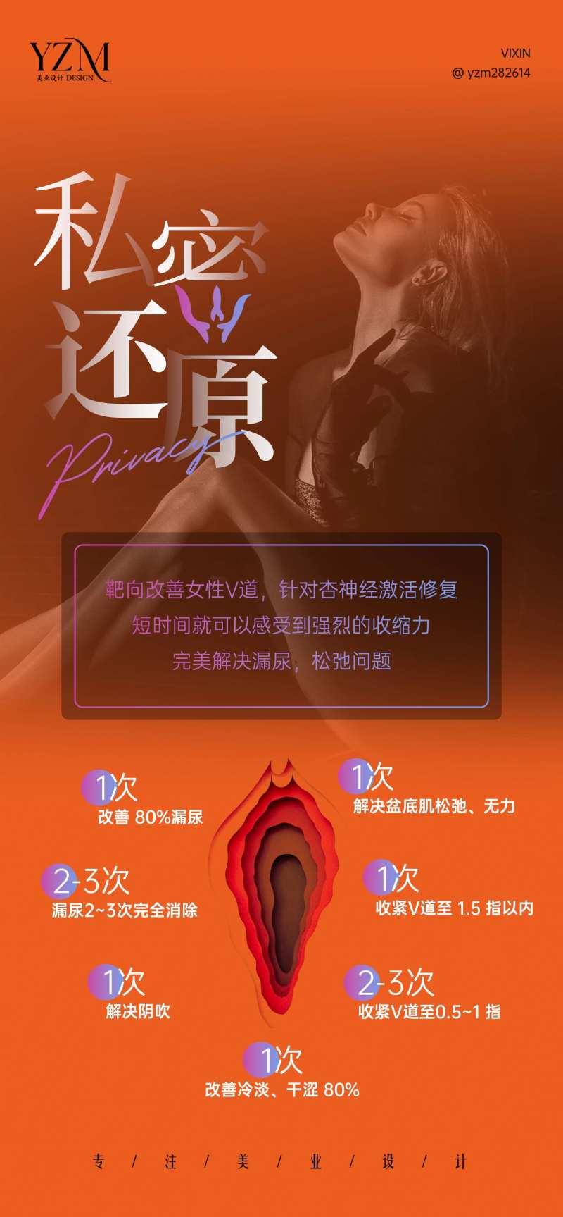 私密还原医美海报                                                                                                                                                                                                -采灵感-cailinggan.com