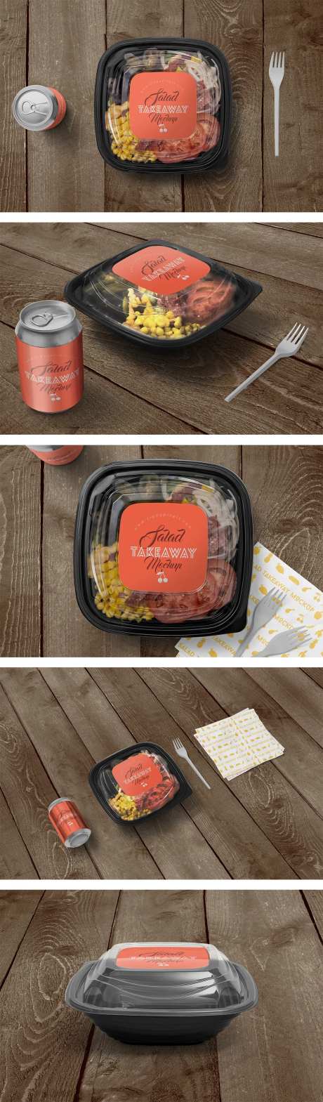 外卖塑料包装盒样机-采灵感-https://www.cailinggan.com/