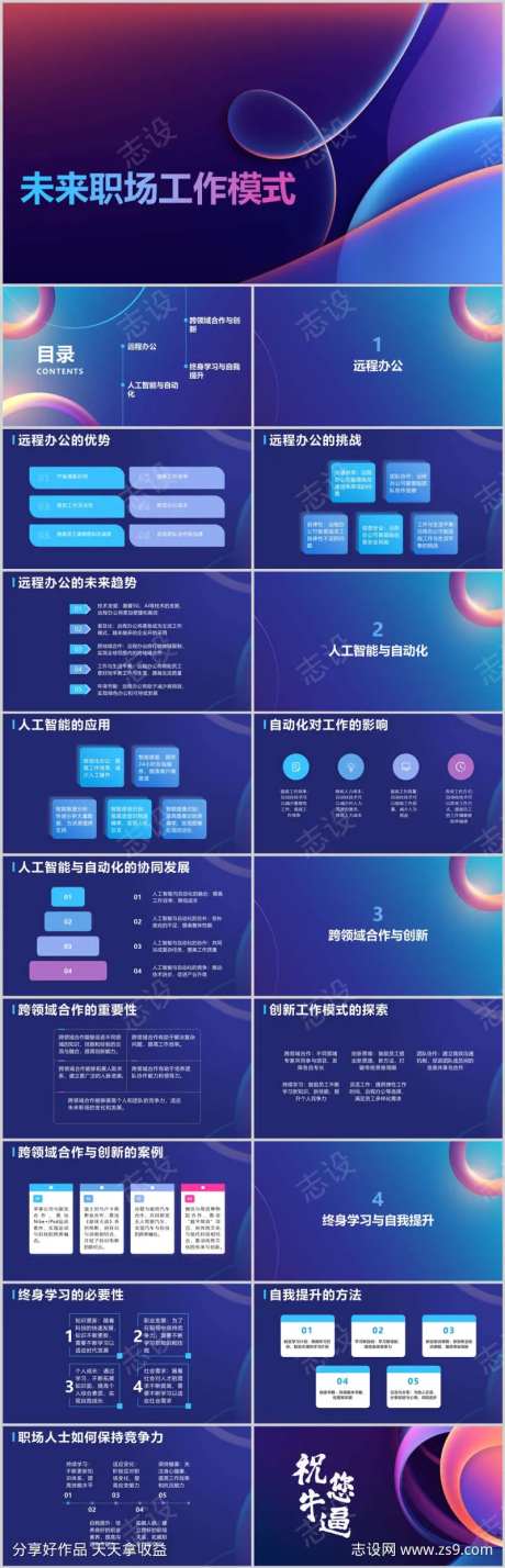 未来职场工作模式PPT-采灵感-https://www.cailinggan.com/
