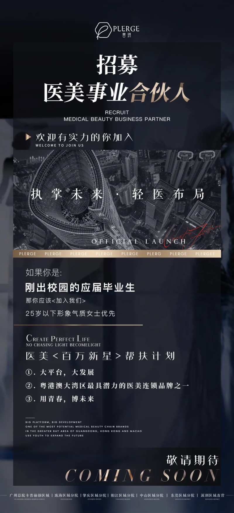 医美股东招募海报-采灵感-cailinggan.com