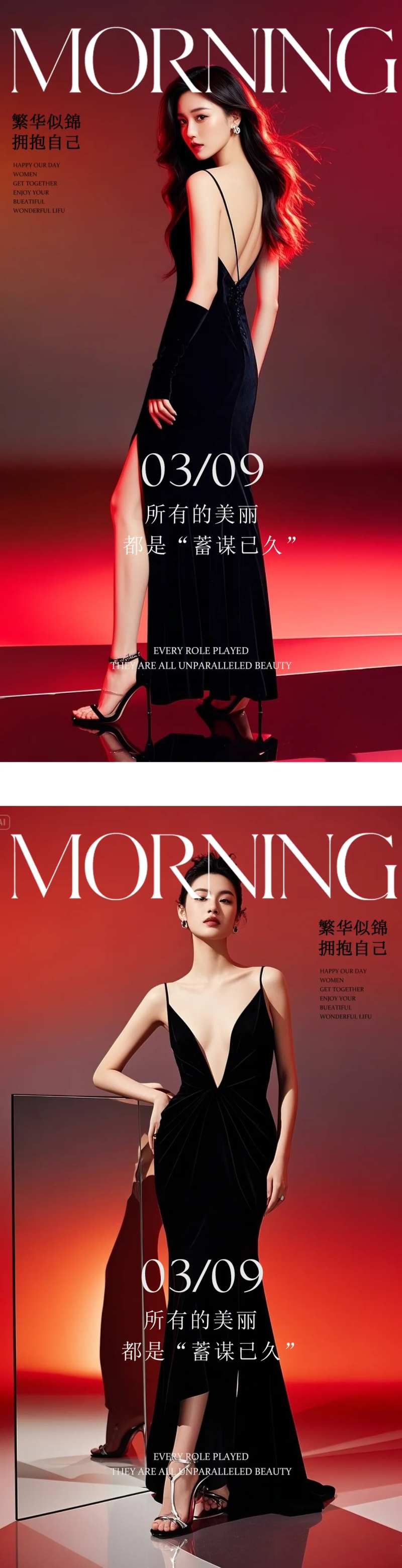 医美瘦身高级早安晨图-采灵感-cailinggan.com