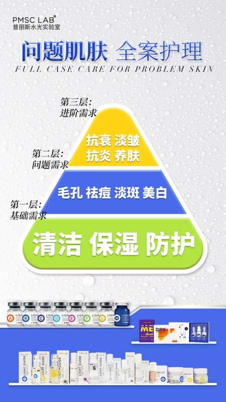 医美水光肌肤护肤海报-采灵感-https://www.cailinggan.com/