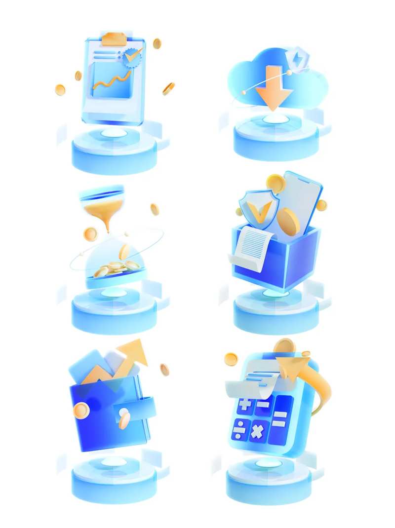三维立体图标-采灵感-cailinggan.com