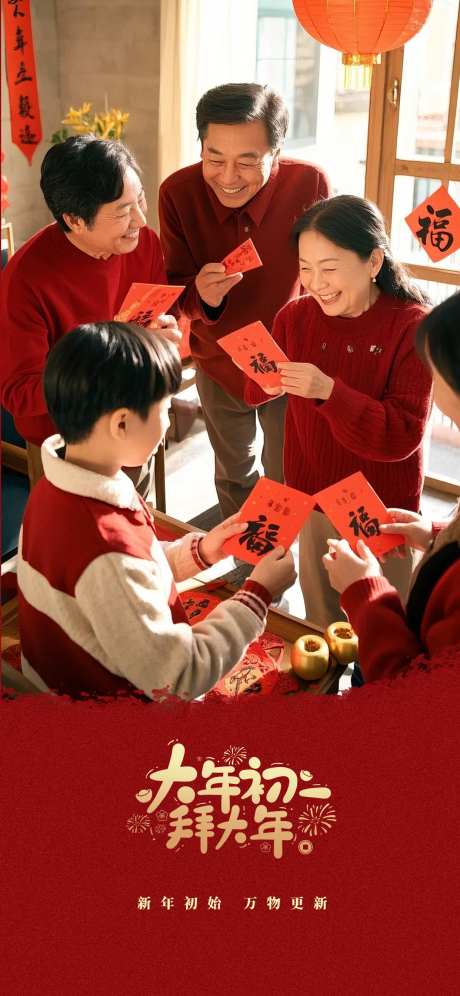 大年初一海报-采灵感-https://www.cailinggan.com/