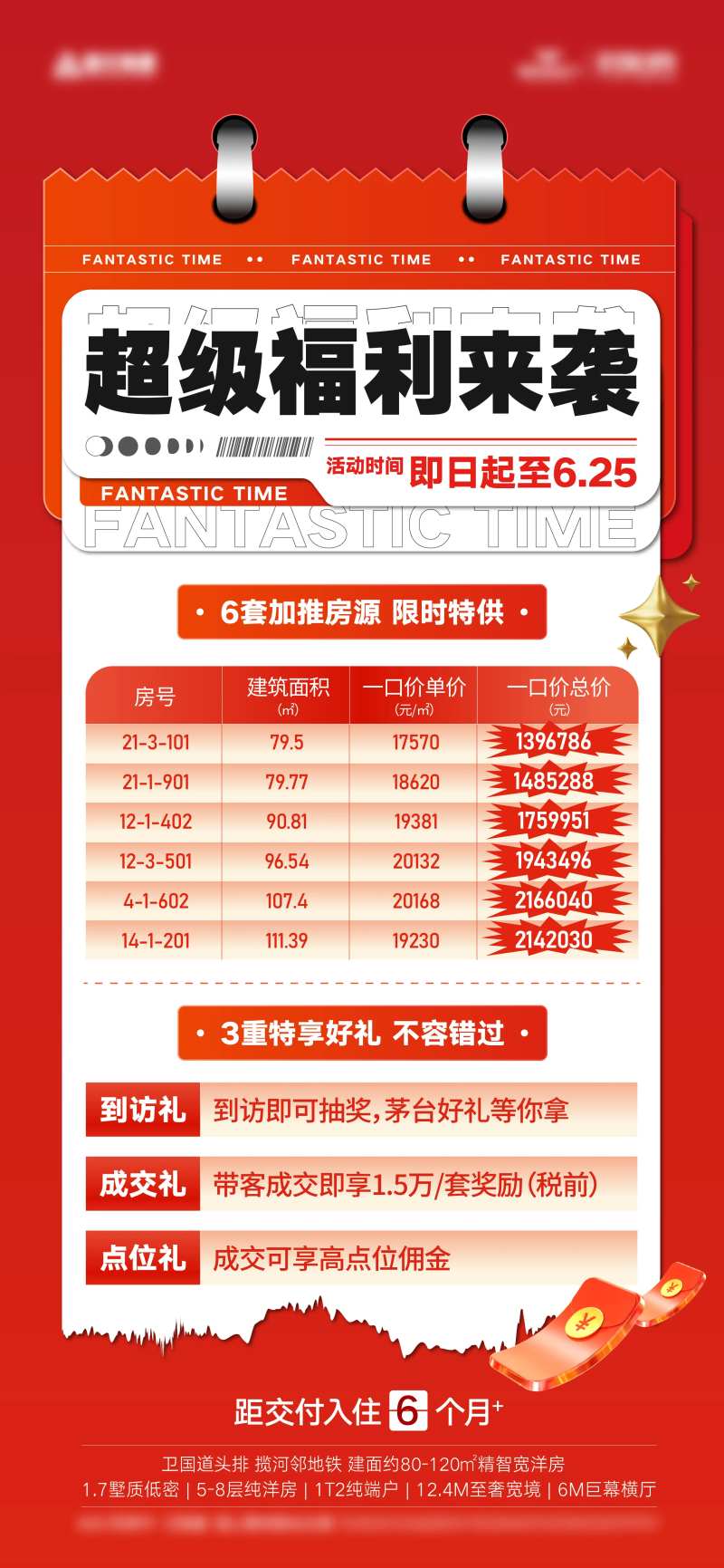 房地产特惠房促销海报-采灵感-cailinggan.com