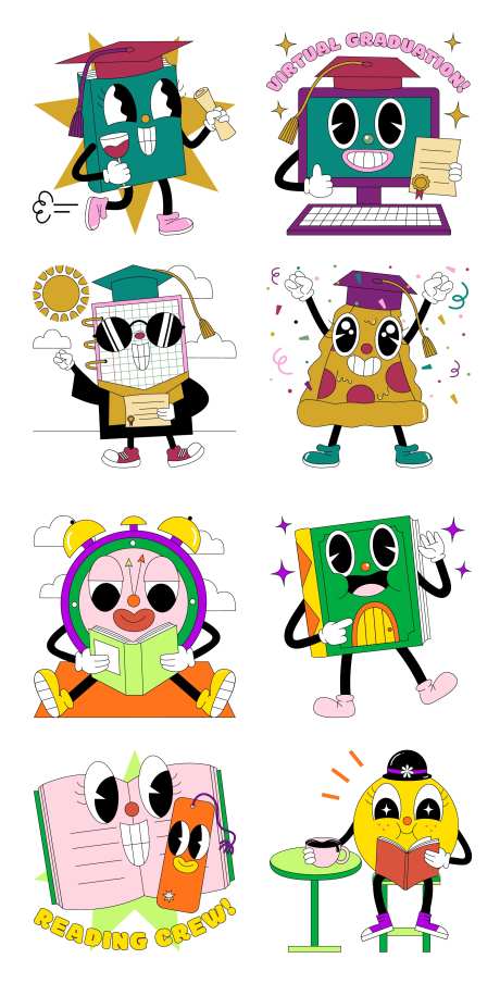 卡通动物形象  -采灵感-https://www.cailinggan.com/