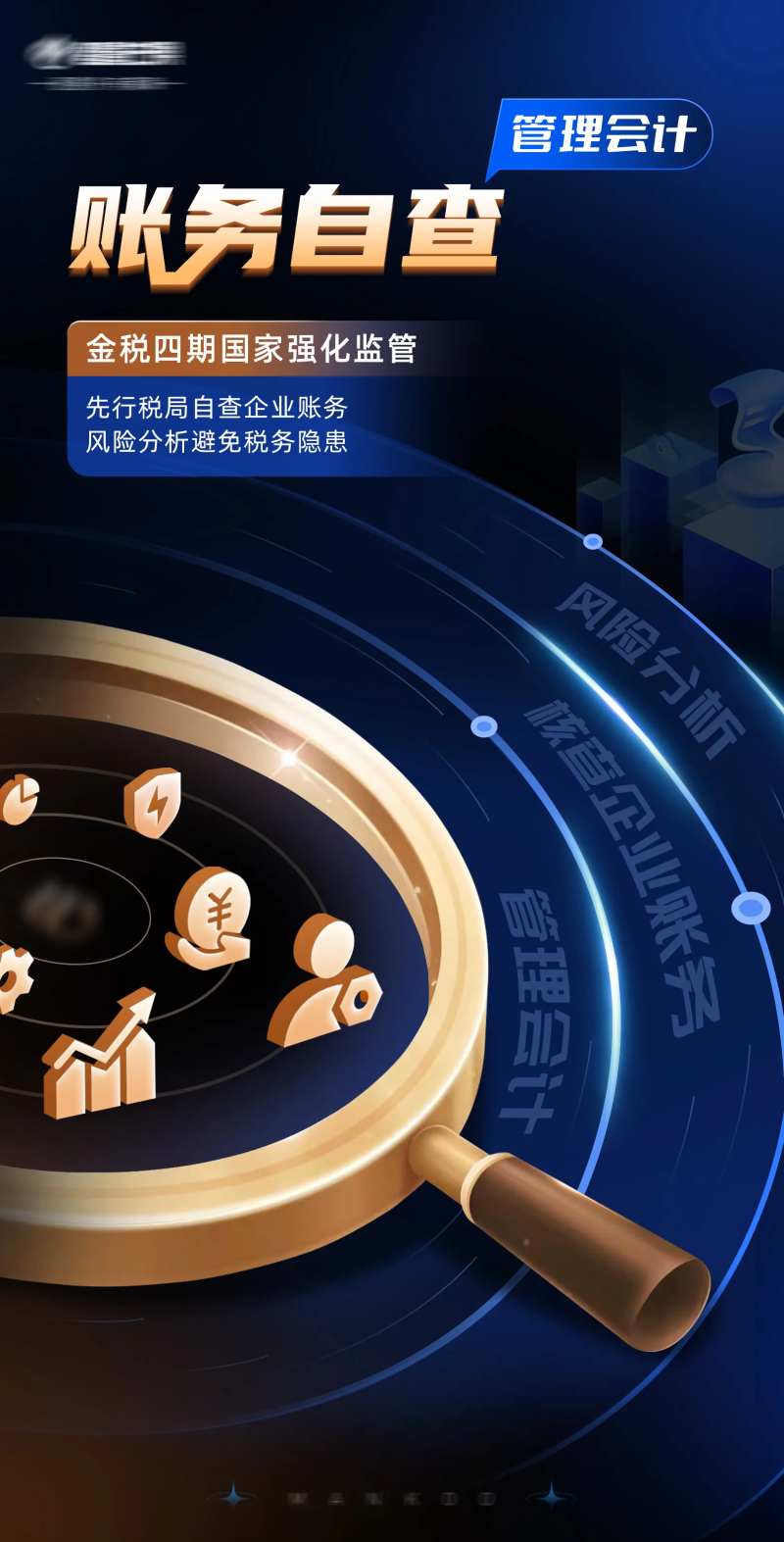 财务自查海报-采灵感-cailinggan.com