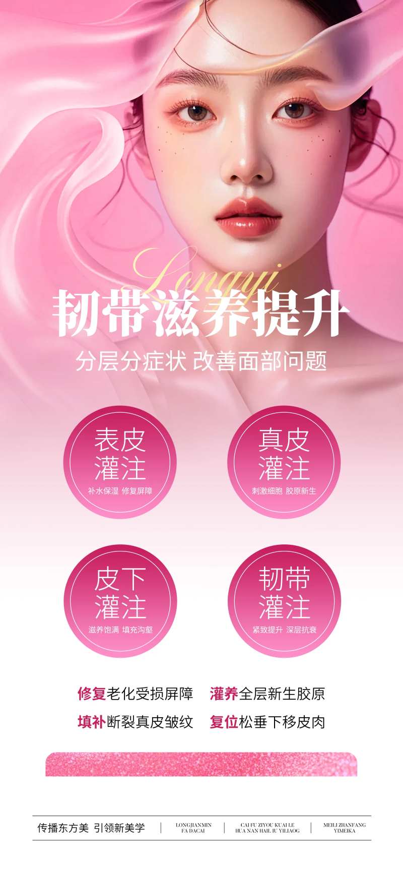 面部韧带提升海报-采灵感-cailinggan.com